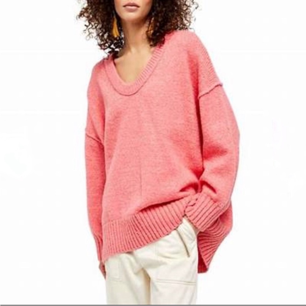 Free People Brookside Tunic in Pink Lightning O1